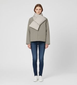 ECOALF para mujer. MCWGAJKGERES0406W25-357 Chaqueta Doble Geres beige (M), Casual, Poliamida, Sostenible