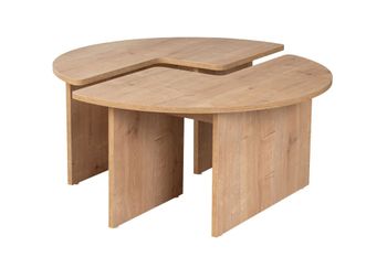 Mesa de centro  marrón 90 x 90 x 41 cm
