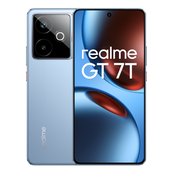Teléfono - realme GT 7T 5G Smartphone 12GB+256GB | 12GB+512GB, MediaTek Dimensity 8400-Max, Batería Titan 7000mAh+120W Carga rápido, Cámara IMX896 con AI Viaje Snap, 360° Ultimo Refrigeración,