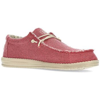 HEYDUDE Mocasines wallybraided red para hombre
