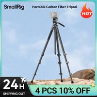 tripode portatil de fibra de carbono smallrig para camaras de accion 525cm-160cm tripode compacto con capacidad de carga de 12kg para viajes y actividades al aire libre 5885