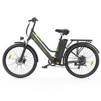 bicicleta electrica urbana witambike c26 pro de 26 36 v y 20 ah negra
