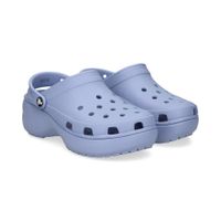 crocs zuecos mujer - azul talla 9