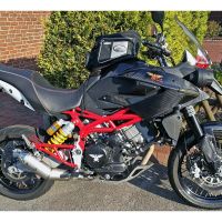 silenciador de escape moto morini granpasso 1200 mass cafe racer curve kit 2-1