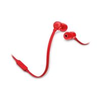 auriculares jbl tune 160 con cable conexion 35 mm intraurales color rojo