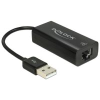 tarjeta de red delock 62595 usb ethernet 100 mbits alambrico plug and play