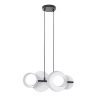 lampara colgante aurevo gris 4 luces