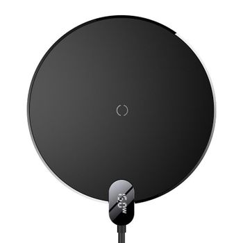 Cargador Baseus CCED000001 inalámbrico USB 15W negro