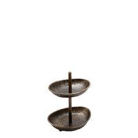 frutero de varios niveles de laton marron h20