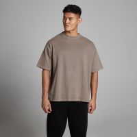 camiseta oversize de algodon lavado para hombre de mp - falcon - xxl