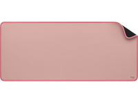 alfombrilla para teclado y raton - logitech desk mat studio series nylon poliester rosa