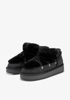 botas nordic trk fur low black - negro