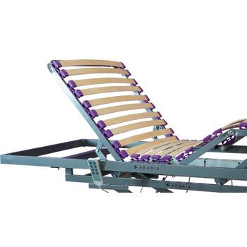 Cama Articulada Geriatrica De Hospital Electrica Con Carro Elevador - 90 Cm X 190 Cm
