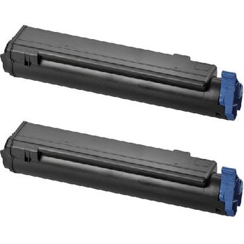 Compatible Multipack OKI MB470 Printer Toner Cartridges (2 Pack) -43979102