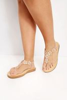 sandalias rosa dorado flores y strass