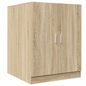 Armario De Lavadora Roble Sonoma 70,5x71,5x91,5 Cm Vidaxl