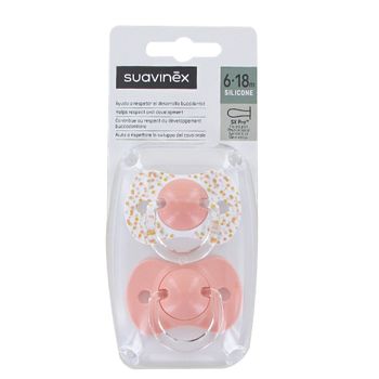 Suavinex chupete tetina fisiologica SX Pro 6-18meses 2unds