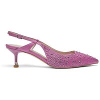liu jo zapatos de tacon zapatos destalonados totalmente de strass para mujer