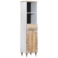 mueble de bano madera maciza de mango 38x335x160 cm vidaxl