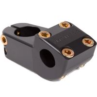 fit aitken stem matte black with gold bolts