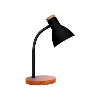 Flexo Argos Bel Air Diseño Nórdico Negro/madera Ø15x42 Cm