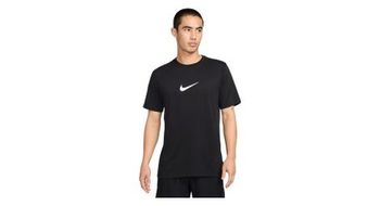 Camiseta nike dri fit verbiage negra  hombre