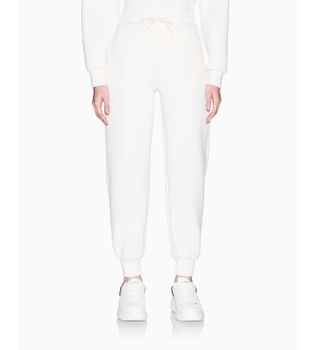 A|X Armani Exchange para mujer. XW002043AF21290U1003 Pantalón Ajustable blanco (L), Casual, Viscosa