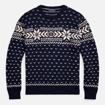 Polo Ralph Lauren Cotton-Blend Fairisle Jumper - M