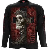 spiral camiseta manga larga silent suffering para hombre