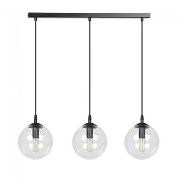 Regleta de techo sagan transparente (3 luces)