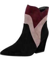de azarey 494h693 botines de tacon combinados negro