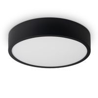 led-lampara de techo finn negro