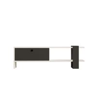 mueble tv funda antracita blanco