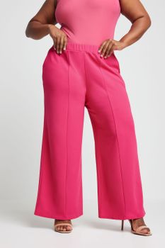 Limited Collection Pantalones Anchos Fucsia, Mujer Curvy Y Tallas Grandes, Limited Collection