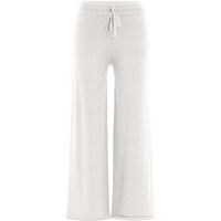 deha pantalon fluido wide leg knitted para mujer
