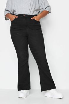 Yours Vaqueros Negros Bootcut Isla, Mujer Curvy Y Tallas Grandes, Yours