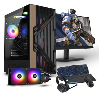 PC Racing Pack Gaming Top Intel Core i7-12700F/32GB/1TB SSD/RTX 4060 + Monitor 27