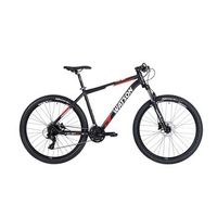 bicicleta watson volga 10 29 negroblancorojo mate m