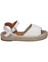 sandalias con plataforma de esparto para nina jupifly 7025 blanco 34