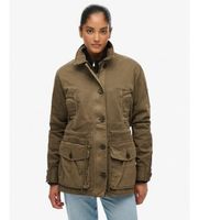 superdry para mujer w5011936a chaqueta dropped waist marron m casual algodon