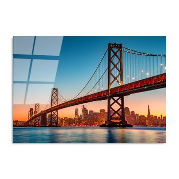 Pintura Vidrio Templado Uv-170 Multicolor 70x100 Cm