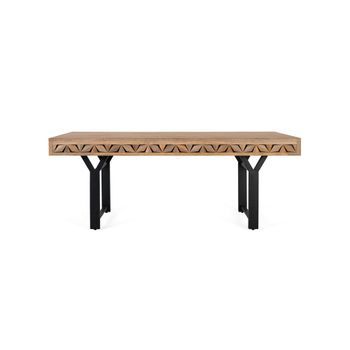 Mesa De Comedor Rectangular En Madera De Mango 200 Cm