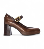 carmela para mujer 16253501-taupe zapatos 162535 marron 39 5 a 8cm hebilla casual clasico charol