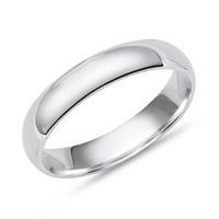 anillo de plata 925 pulida 4mm