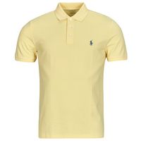 polo ralph lauren polo polo entallado de corte recto en algodon stretch mesh para hombre