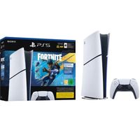 consola sony playstation 5 - ps5 slim digital 825gb incluye mando dual sense y bundle fortnite flowering chaos chassis e nueva