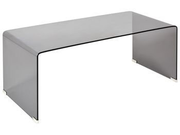 Mesa de centro  vidrio templado negro