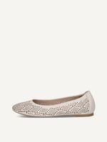 caprice ballerina white made of leather with block heel size 37