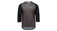 maillot poc motion air hombre manga 3 4 gris