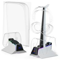 base de carga oniverse station x3 para ps5 blanca carga simultanea led